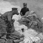 Me in trench warfare