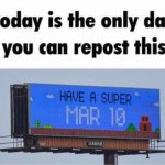 Today Is The Only Day You Can Repost This meme