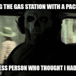 i saw this happen to someone at 7-11 | ME LEAVING THE GAS STATION WITH A PACK OF GUM; THE HOMELESS PERSON WHO THOUGHT I HAD NO MONEY: | image tagged in gifs,homeless,gum | made w/ Imgflip video-to-gif maker