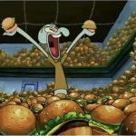 Squidward food party