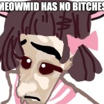 No bitches? (Meowbahh) | MEOWMID HAS NO BITCHES | image tagged in no bitches meowbahh | made w/ Imgflip meme maker