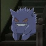 Gengar on the stairs