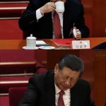Xi Jinping Drinking Tea
