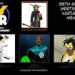 Phil LaMarr Meets His Variants | image tagged in seth rogen meets his variants | made w/ Imgflip meme maker