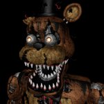 Nightmare Freddy Shocked meme