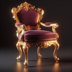 Golden chair