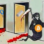bitcoin | image tagged in death knocking at the door | made w/ Imgflip meme maker
