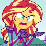 Sunset Shimmer is not willing to learn template