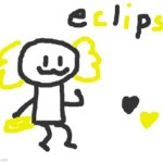 furry art | image tagged in eclipse axolotl | made w/ Imgflip meme maker