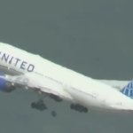 wheel falls off United 777 GIF Template