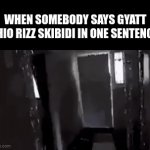 memes | WHEN SOMEBODY SAYS GYATT OHIO RIZZ SKIBIDI IN ONE SENTENCE: | image tagged in gifs,memes,funny memes,relatable memes,fbi open up,gen alpha | made w/ Imgflip video-to-gif maker