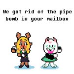 We removed the pipebomb in your mailbox meme