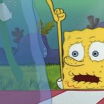 Spongebob craving water