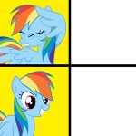 Rainbow Dash disapproves/approves