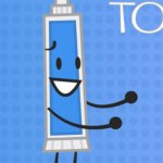 Boy Toothpaste Showing Something