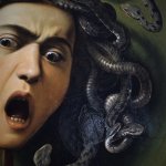 Medusa, 1597, by Caravaggio