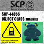 SCP-44355 | 44355; THAUMIEL | image tagged in scp label template thaumiel/neutralized | made w/ Imgflip meme maker