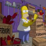Simpsons Fireworks