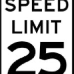 Speed limit 25