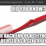 TheAustralianJuggernaut sex toy