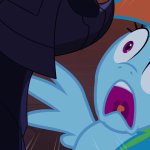 rainbow dash scared