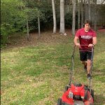 Spring mowing