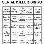 Serial killer bingo