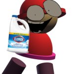 bambox just put bleach | HERE SOME BLEACH | image tagged in bp bambox,bleach,banbodi,dave and bambi | made w/ Imgflip meme maker