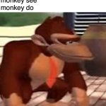 Monkey see monkey do