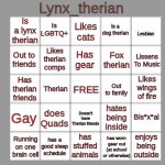 Therian bingo meme