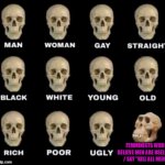 That's not the point of gender equality | FEMMINISTS WHO BELIEVE MEN ARE USELESS / SAY ''KILL ALL MEN'' | image tagged in idiot skull,memes,triggered feminist,satire | made w/ Imgflip meme maker
