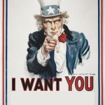 Uncle Sam "I want you"