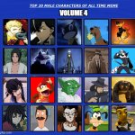 top 20 male characters of all time volume 4 | VOLUME 4 | image tagged in top 20 male characters of all time,persona 5,anime,male,favorites,animation | made w/ Imgflip meme maker