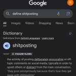 Define shitposting