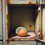 mouldy egg in school locker