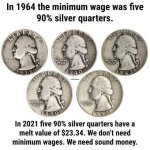 Silver Quarters coins