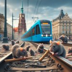 Szczury remontujące tory