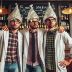 Three Conspiracy Theorists Come Into a Bar