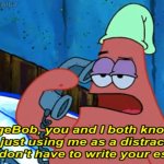 patrick on the phone