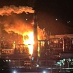 ruzzian refinery fire