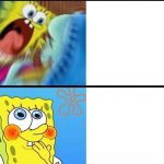 screaming spongebob vs quiet spongebob