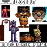 FNaF cursed images meme