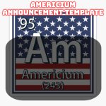 americium announcement temp