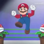 Mario disappearing GIF Template