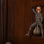 Michelle Michael Obama Balls Door Knocker