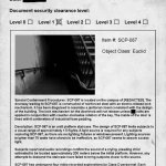 SCP-087 Document Blank Template - Imgflip