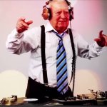 DJ Grandpa GIF Template