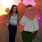 Ariana grande and peter griffin in minecraft