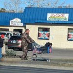 Women in cart