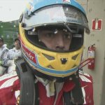 Alonso sad looking